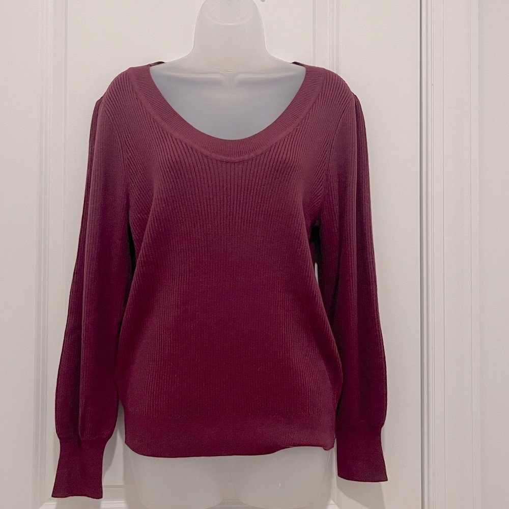 NWT Ann Taylor Loft Berry/Maureen LP Sweater